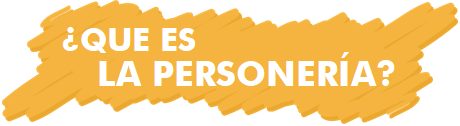  Que es la personeria 